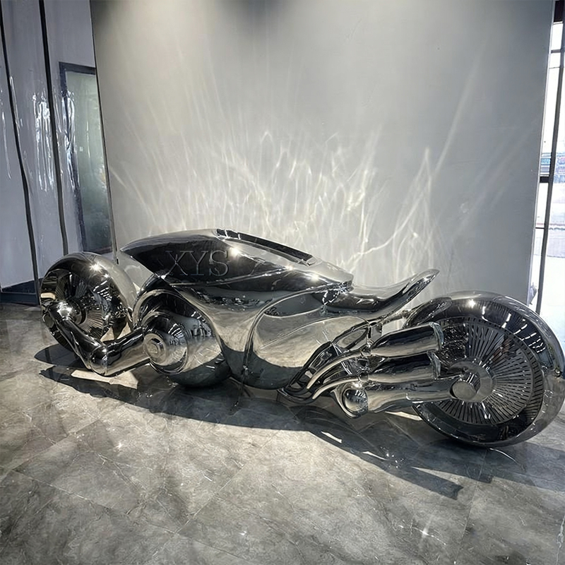 Scultura di motocicletta concept Full Throttle Future Mirror