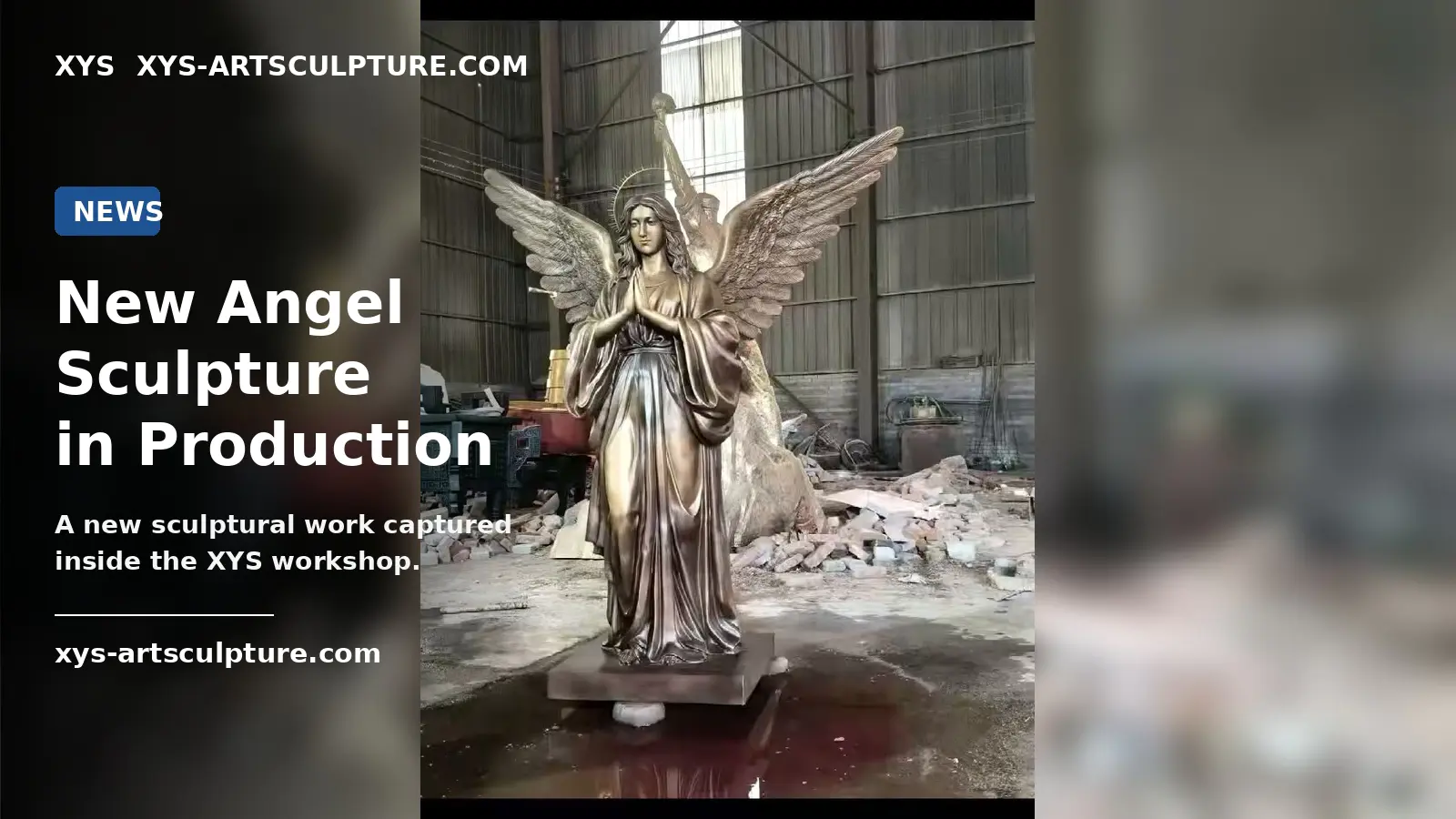 Come una scultura di angelo in bronzo fuso raggiunge la sua finitura anticata e i dettagli raffinati
